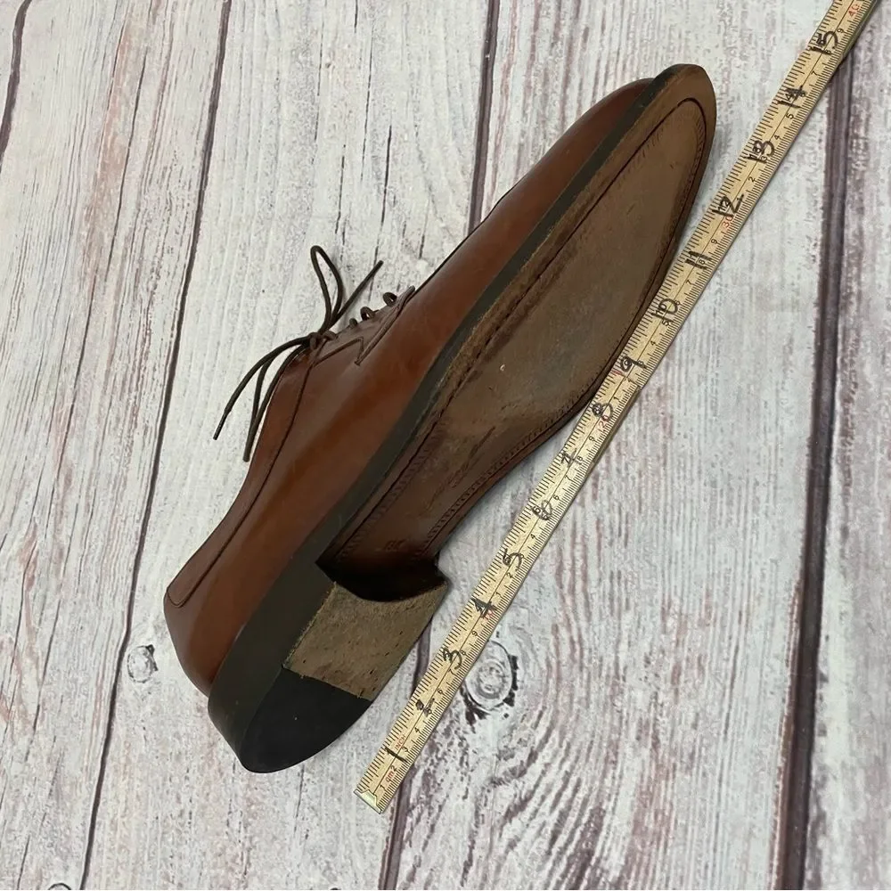 Mezlan Fiore Matte Leather Split Toe Brown Red Derby Lace Up Men’s Size 13
